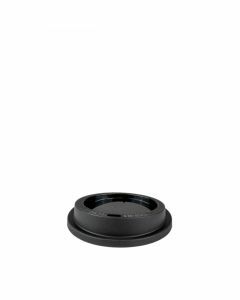Re-usable deksel voor koffiebeker 80mm Ø zwart