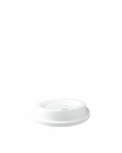 Re-usable deksel voor koffiebeker 80mm Ø wit