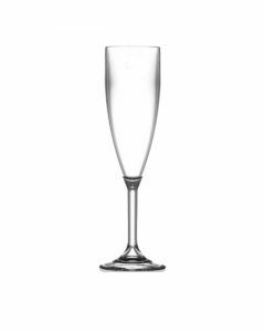 Re-usable helder transparant champagneglas