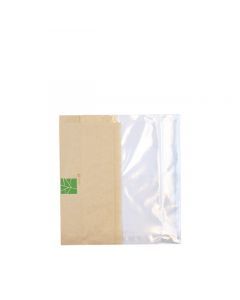 Paperwise/PLA vensterzak 230x210x(2x35)mm