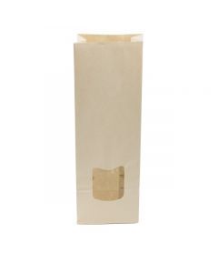 Paperwise blokbodemzakje 295x100x(2x30)mm