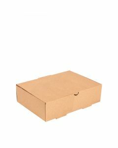 FSC® Golfkarton take away lunch box 26x18x7cm