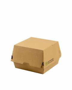 FSC® golfkarton hamburgerbox 120x120x95mm