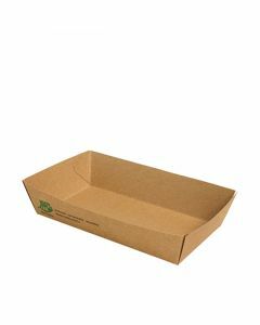 FSC® Karton/PLA coated snackbakje A14 100% fair 15,5x8,5x3,5cm