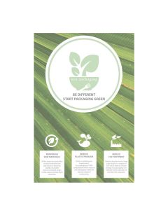 Leaflet Palmblad eco packaging