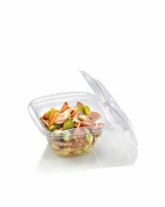 PLA saladebakje + deksel transparant 240ml